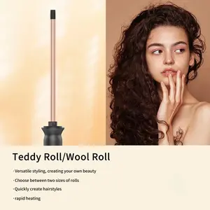2026 New Curling Iron, Dry Wet Use Portable Mini Hair Curler, Suitable for Long Short Hair, Fine Curls, Voluminous Roots, Styling Tool