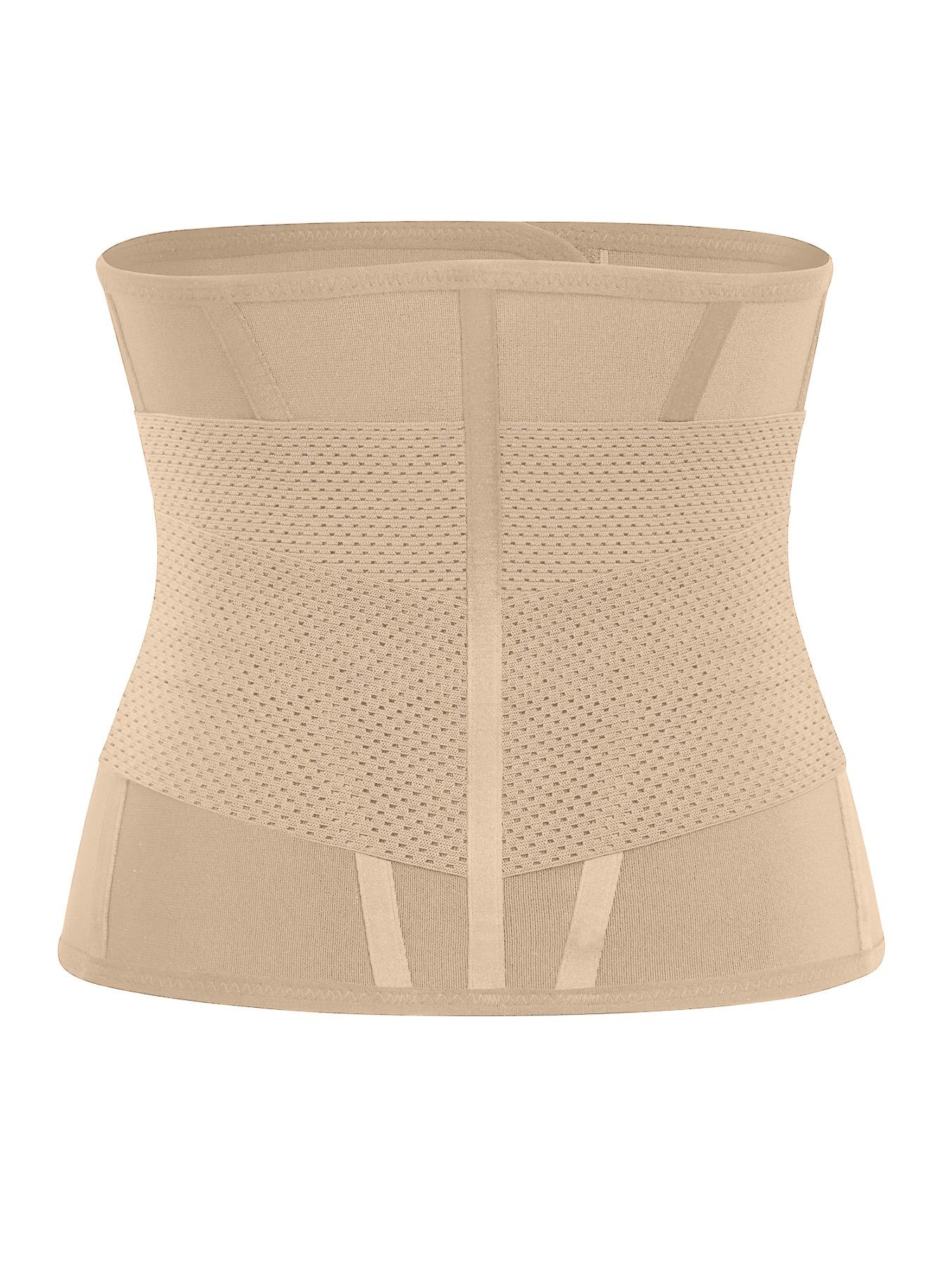 Women's Velcro Waist Trainer Trimmer, Comfortable Latex Waist Cincher, Breathable Tummy Control Shaper for Daily Gym, Workout Band, Waist Trimmer Belt