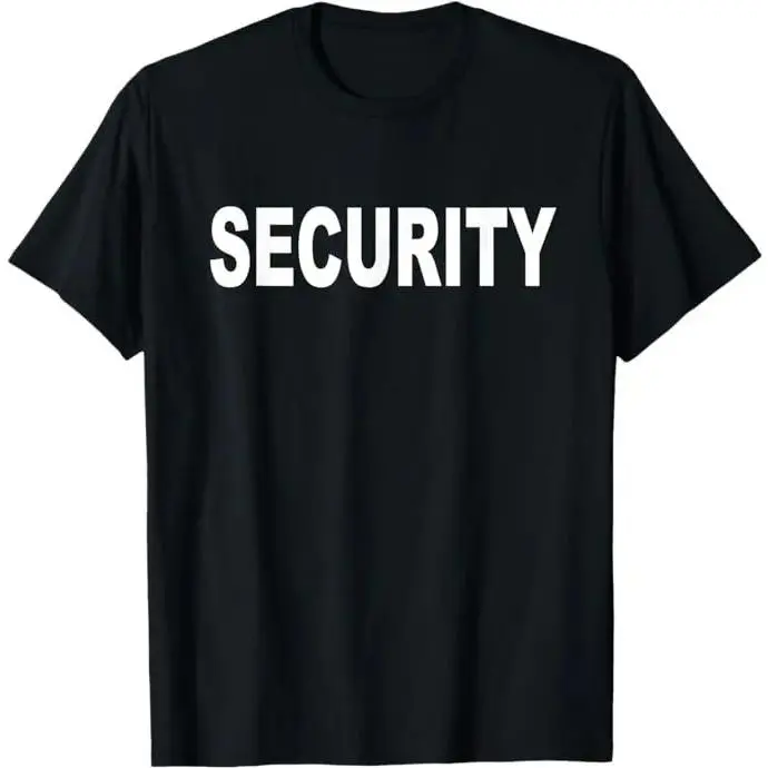 Men's Unisex Short-Sleeve Round Neck Casual T-Shirt - Security Guard Event Safety Officer Top, Men's Tops, Casual Clothes