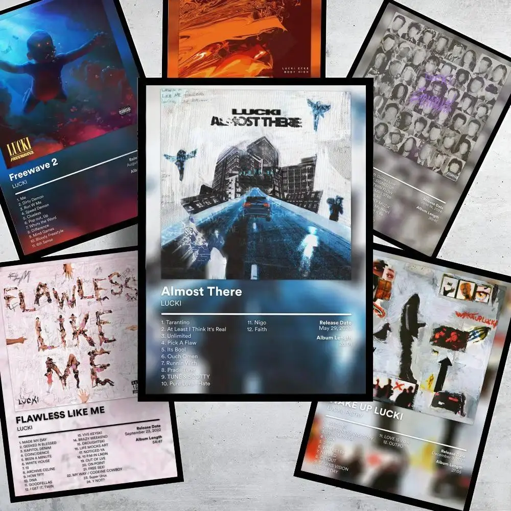 𝖱𝖺𝗉𝗉𝖾𝗋 𝖫𝖴𝖢𝖪𝖨 𝖠𝗅𝖻𝗎𝗆 𝖢𝗈𝗏𝖾𝗋 𝖯𝗈𝗌𝗍𝖾𝗋: 𝖧𝗂𝗉 𝖧𝗈𝗉 𝖶𝖺𝗅𝗅 𝖠𝗋𝗍 𝖥𝗈𝗋 𝖫𝗂𝗏𝗂𝗇𝗀 𝖱𝗈𝗈𝗆 𝖣𝖾𝖼𝗈𝗋
