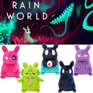 Sanshee Rain World Plush Toys Slugcat Plushie Dolls Game Slug Cat Stuffed Pillow Decoration Peluche Children's Birthday Gifts