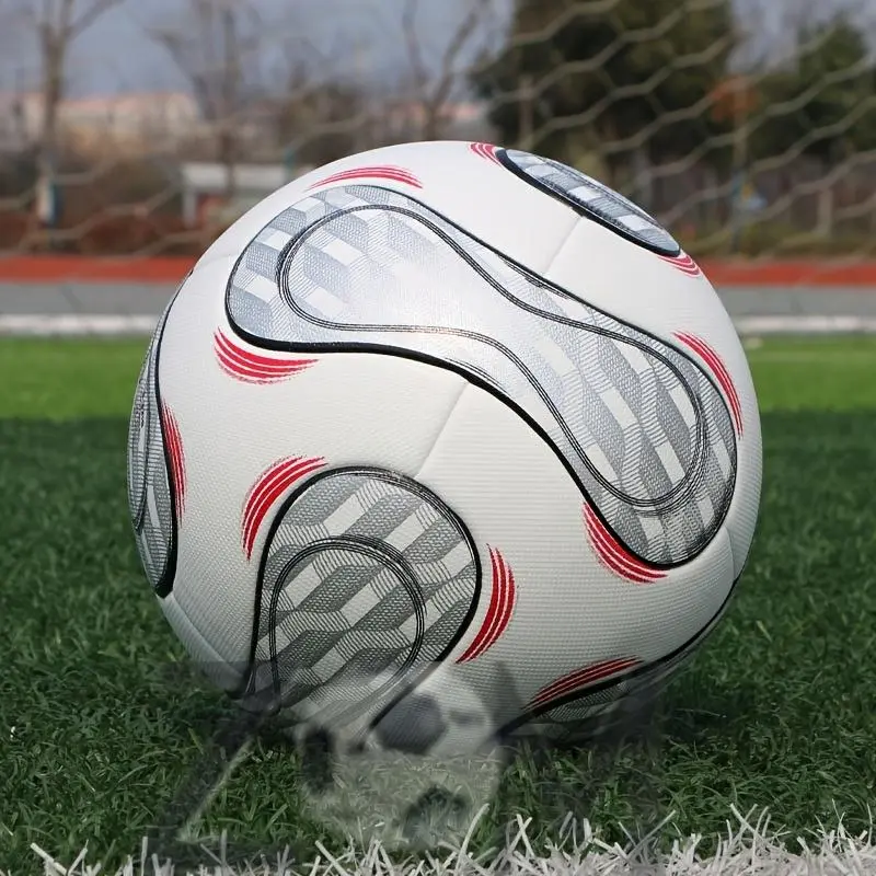 The latest design for high-end competition ball No. 5 is made of imported PU material with high elasticity, High Quality and wear-resistant properties
