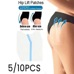 5/10 Pairs Invisible Thigh Lifting Stickers, Anti-Scratch PU Material, High-Quality Body Care, Suitable for Inner Thigh & Abdomen