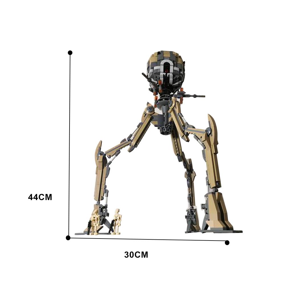 Gobricks MOC Space War B1 Battle Robot Building Blocks Model Robot Soldier Bricks Toys Boys Birthday Gifts Educational Toys Gift