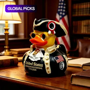 250th Anniversary Liberty Eagle Duck Statue, Figurine, Decorative Piece, Resin Sculpture for Office Decor, Collectible Historical Gift for History Lovers, Birthday Celebration Ornament