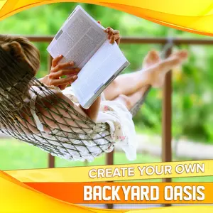 A Family Backyard Leisure Hammock for Comfortable Napping and Relaxation