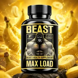 MAX LOAD Pills, Men'S Supplement Capsules, Containing Tribulus Terrestris, Maca Root, Ashwagandha, Panax Ginseng, Supporting Vitality, Charm, Men'S Sports Nutrition, Zinc, Shilajit, Support Energy & Vitality, Premium Formula, Packaging May Vary