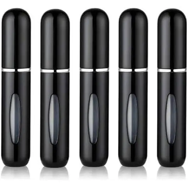 5PCS Cologne Travel Bottle, Perfume Travel Refillable, Perfume Atomizer, Mini Spray Bottle and Small Cologne Sprayer for Daily Use