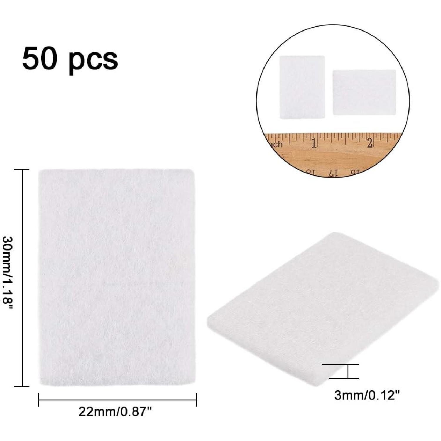 50-Pack Unscented Aroma Pads – Microfiber Refill Pads for Plug-in Diffusers, Scent Balls & Home Aromatherapy, 1.1x0.8" 50-Pack Unscented Aroma Pads – Microfiber Refill Pads for Plug-in Diffusers, Scent Balls & Home Aromatherapy, 1.1x0.8"