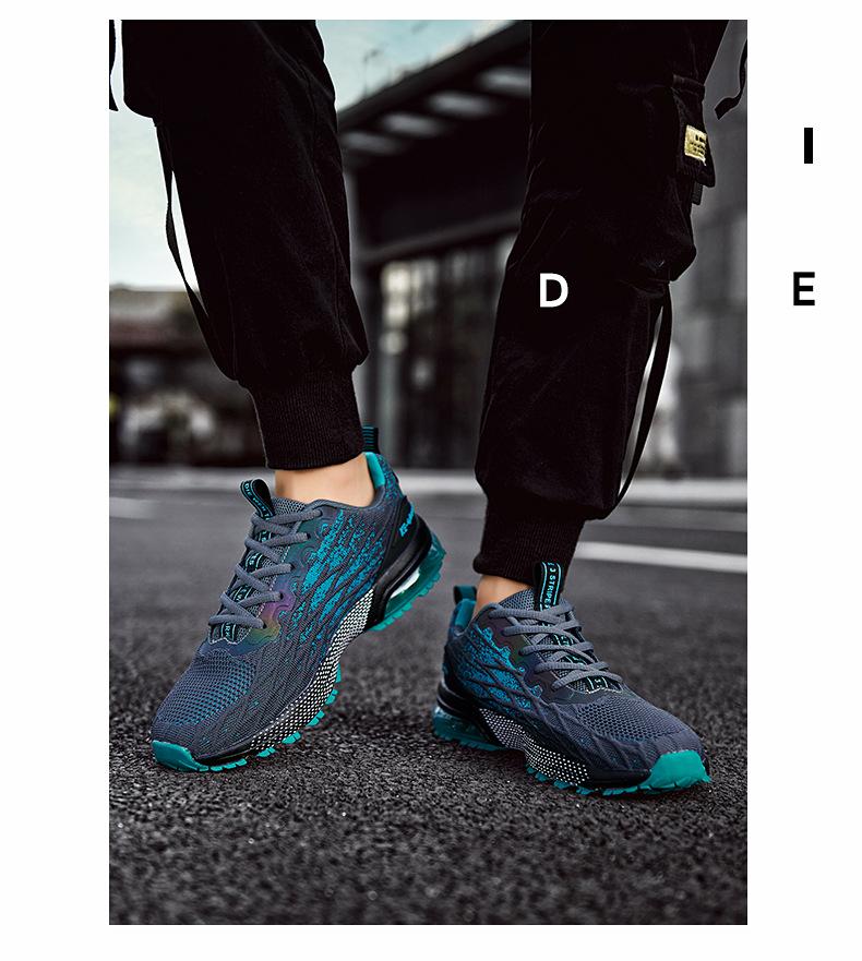 Mesler Men's Sporty Solid RoundToe Laces Trainers, Fashionable Lace UpFront Mesh Breathable Comfortable Sports Air Running Shoes Sporty Lightweight Breathable Running Shoes For Exercise & Daily Wear