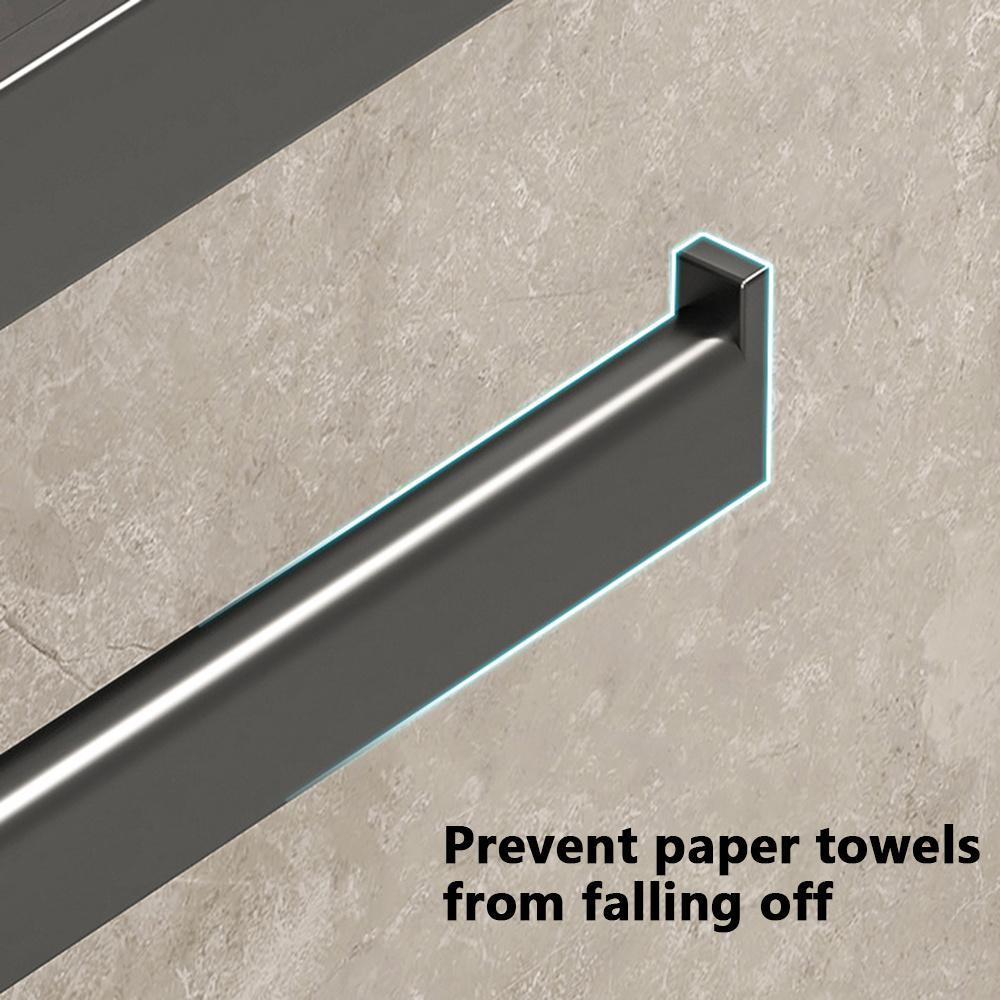 1 Piece Toilet Paper Storage Rack, Bathroom Wall-mounted Holder, Non-punching Adhesive Tissue Box Shelf, Dual-purpose Storage Rack, Mobile Phone Holder, Toiletry Organizer Bracket, Bathroom Supplies