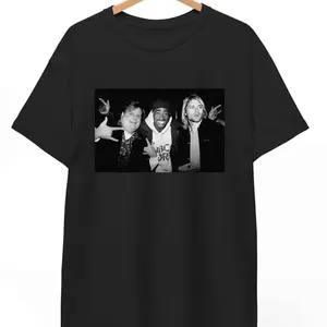 2PAC Friends Rapper Tshirt, Hip Hop Legends and Pioneers Tee, Gift For Fan