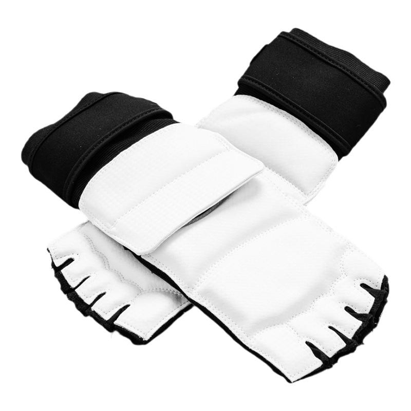 Taekwondo Hand & Foot Guards Set – Half-Finger Protective Gear for Kids & Adults, Ideal for Sparring, Kickboxing & Martial Arts Kids & Adults Taekwondo Protective Kit – Half-Finger Hand/Foot Guards, Boxing Gloves Included for Sparring & Kickboxing
