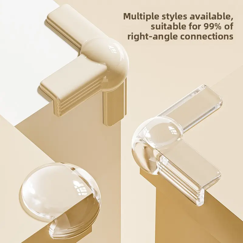 Anti-collision corner protector for home use, silicone corner guard for baby and children's tables, coffee tables, and windowsills, soft protective cover to prevent bumps