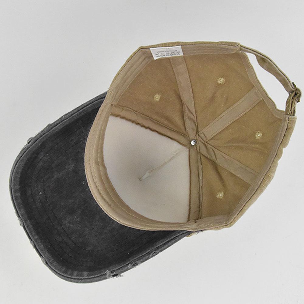 Cross-border Eagle Baseball Cap, Vintage Print Duckbill Cap, Motorcycle Truck Cap, Men's Washed Vintage Sun Hat