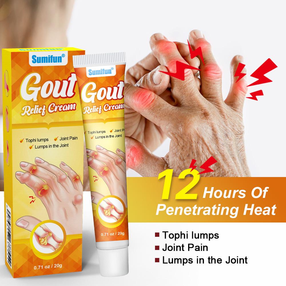 FINALLY!Relief from Gout Pain.Sumifun Gout Relief Balm        Soothes Swollen Joints & Big Toes Fast.joint protection grape seed hydrate eczema  free quantity match butt massage Soothing Magnesium  Conditioning   Firming   mace body neuropathy cream