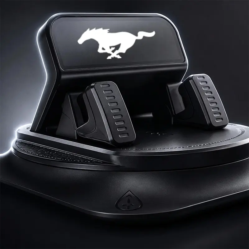 Ford Mustang Car Phone Holder, 360° Rotating Anti-Slip Stand, Holds Most Smartphones with Cases, Central Control Navigation