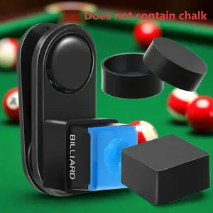 Strong Magnetic Billiard Cue Tip Holder, Silent Design, Genuine Strong Magnetism, Table Tennis Eraser Clip Set, Magnetic Attraction Feature