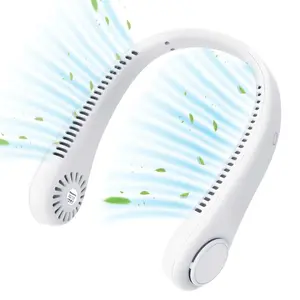 2026 NEW USB Rechargeable Neck Portable Fan, Neck Fan, Wearable Fan, Handsfree Hanging Fan for Outdoor Sports Home Office, Fan Portable Mini