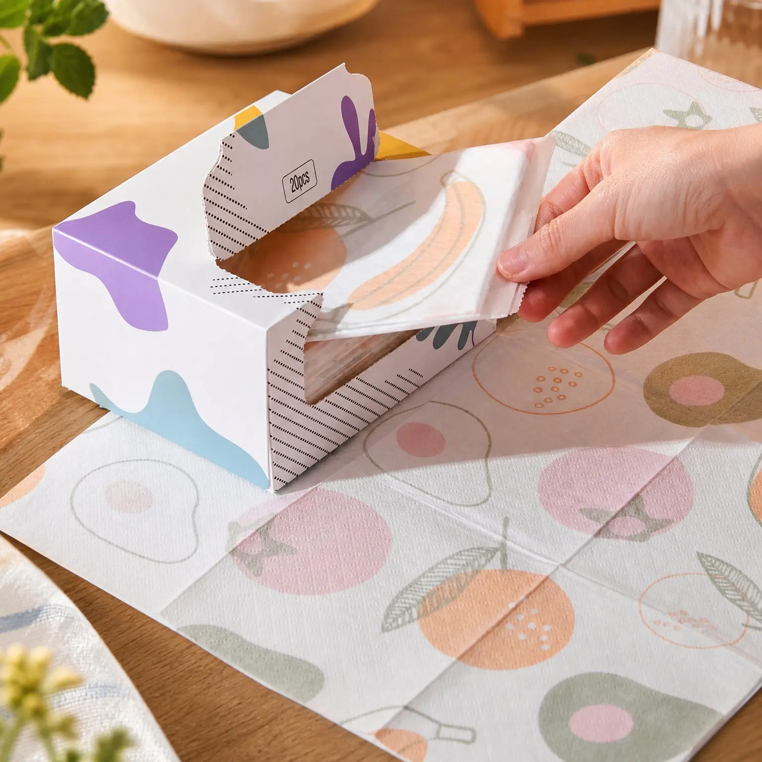 Disposable Baby Placemats, Sticky Individually Wrapped Table Mats for Toddlers, BPA-Free Stick-On Disposable Mats for Travel, Home & High Chair, 20 Pack(Gift)