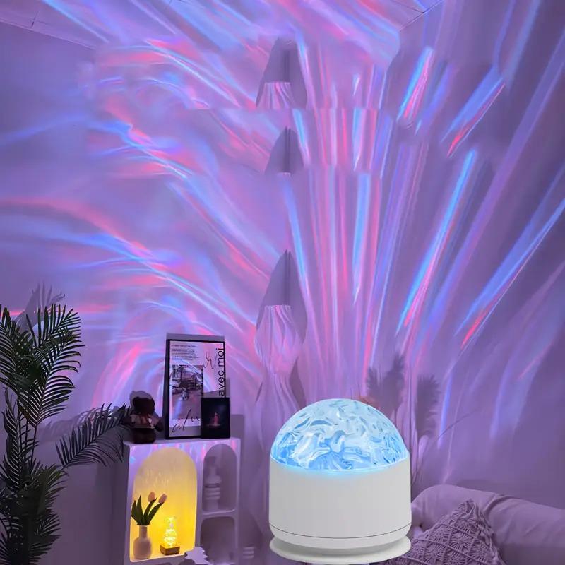 2in1 Aurora & Star Cloud Projector Lamp, Remote Control Galaxy Mood Light, USB Rechargeable Ambient Night Lamp for Bedroom, Home Decor & Relaxation nebula light projector ambient night light bedroom mood light led projector lamp