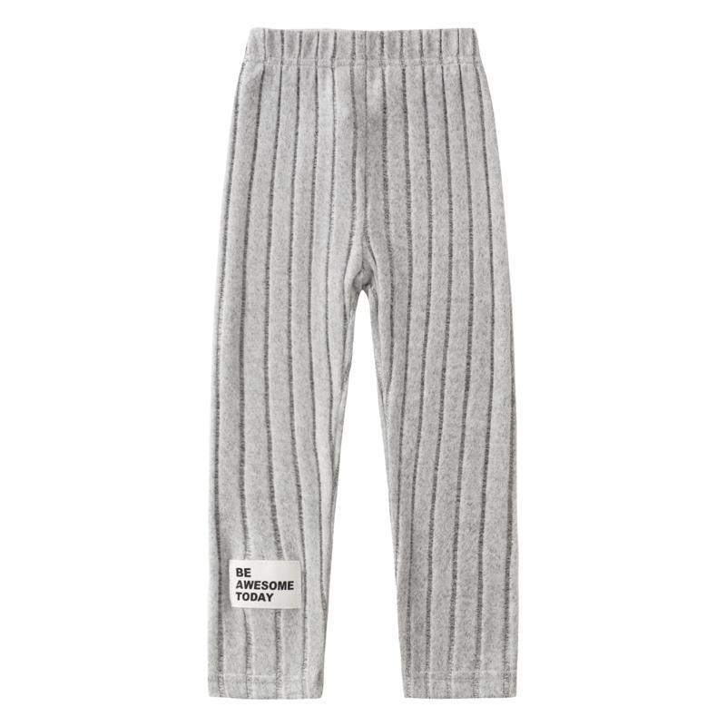 4-piece girls' autumn rib knit hooded pullover casual slim and comfortable trousers suit 3-12-year-old children's elegant skin-friendly simple knitted children's wear