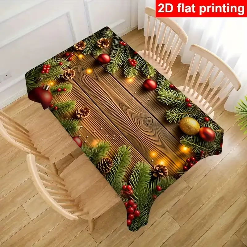 Spring Summer Tablecloth, Round/square Design, Perfect for Valentine's Day & Mother's Day Decorations, Retro Floral Pattern