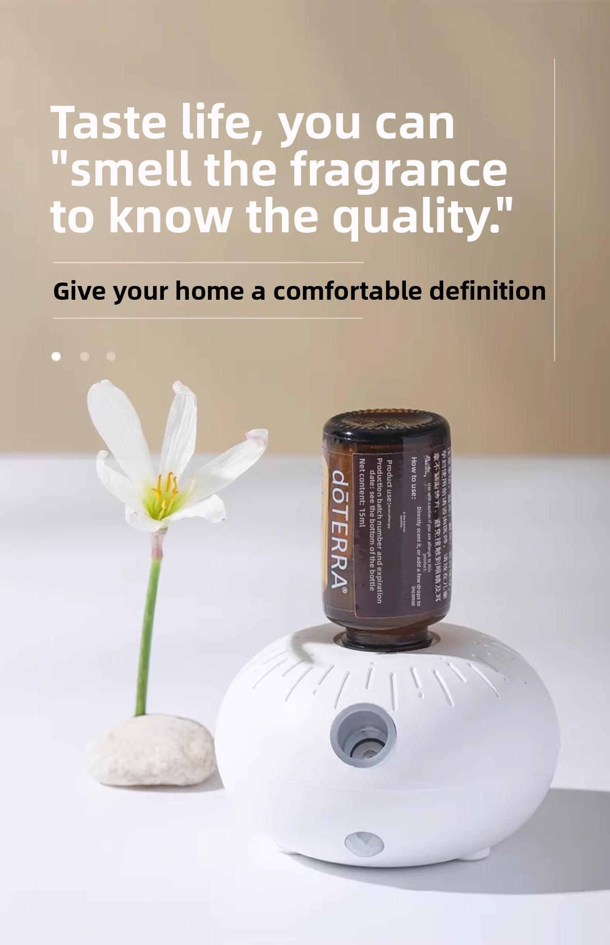 Essential Oil Aromatherapy Diffuser Sensor Atomization Automatic Fragrance Sprayer Portable Wireless Mini Scent Machine for Bedroom Daily Use