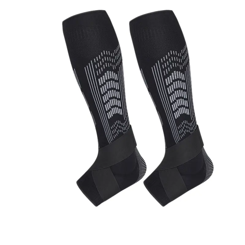Unisex In Stock Calf Compression Support Wraps Breathable Moisture Wicking Leg Protective Sleeves for Soccer Football Hiking Running Cycling Equestrian Training Gym Outdoor Sports