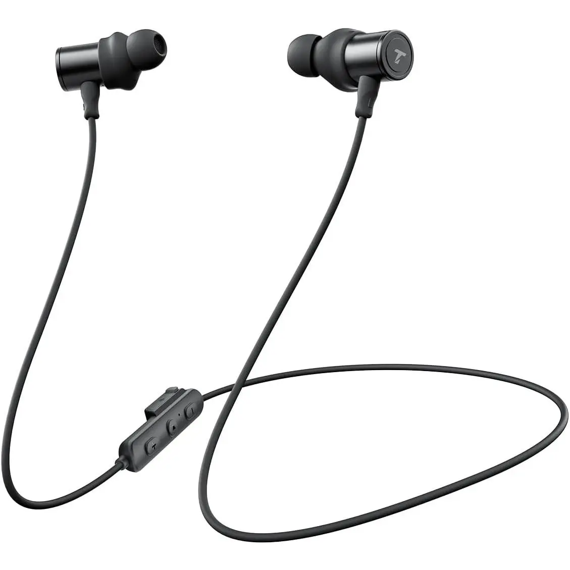 HD-100 Wireless Earbuds Bluetooth 6.0 Neckband Headphones, Magnetic Earphones with Spatial Audio, 11mm Driver, Multipoint Connection, 20-Hour Battery, IP67 Waterproof, for SportsGift