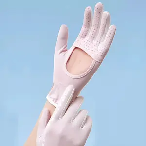 Breathable UV Protection Gloves, Ice Silk Touchscreen Gloves, Quick Dry, Casual Style, for Driving & Cycling, Outdoor Activities