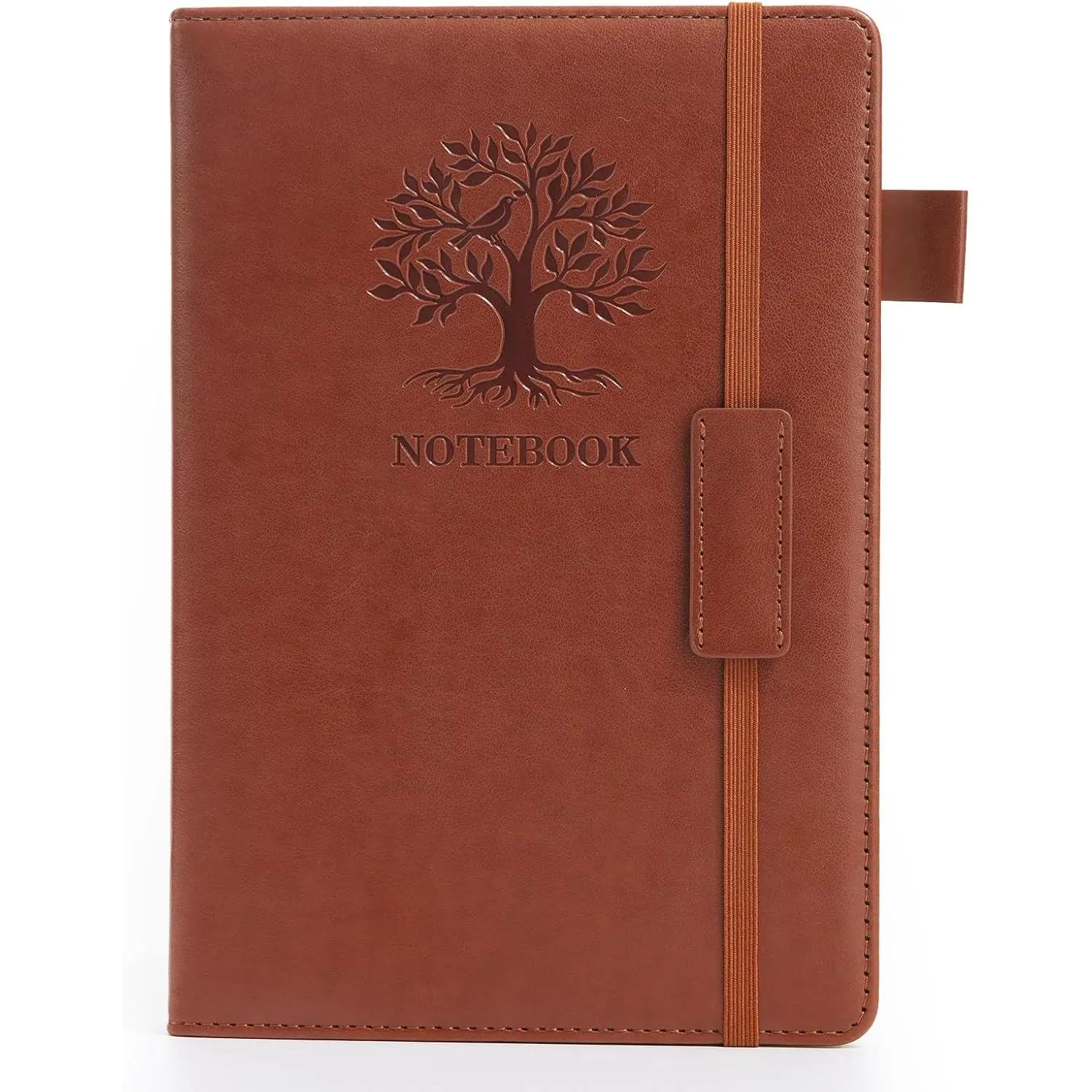 Leather Lined Journal Notebook, 256 Thick College Ruled Pages, 5.7"x8.3" | Hardcover  Lined Journal For Women & Men, Ideal for Writing, Diary, Journaling,  Study, Work & Travel