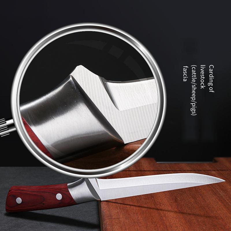 Stainless Steel Kitchen Knives for Cutting and Peeling, Boning Knives, Meat Cleavers, Utility Slicing and Peeling Knives