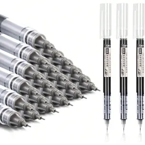 0.5mm Liquid Ink Rollerball Pen Set, Extra Fine Point Smooth Writing Pens, Black Blue Red Ink for School Supplies, Office Work, Journaling & Back to School (10/20/40PCS)