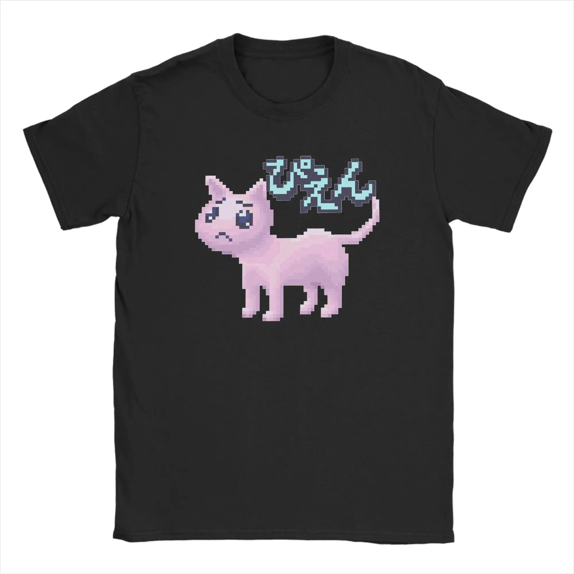 Men's Ame-Chan Needy Streamer Overload T-Shirts Polyester-cotton blend Tops Summer Y2K Casual Short-Sleeve T-Shirt O Neck Loose Tshirt Plus Size