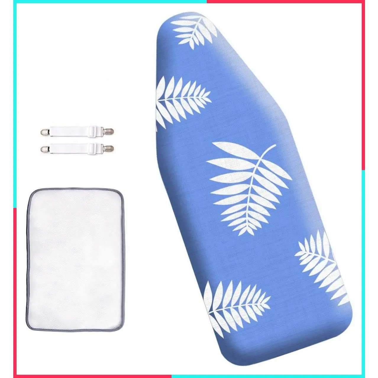 12.5" x 32" Mini Ironing Board Cover and Pad, Small Ironing Board Cover