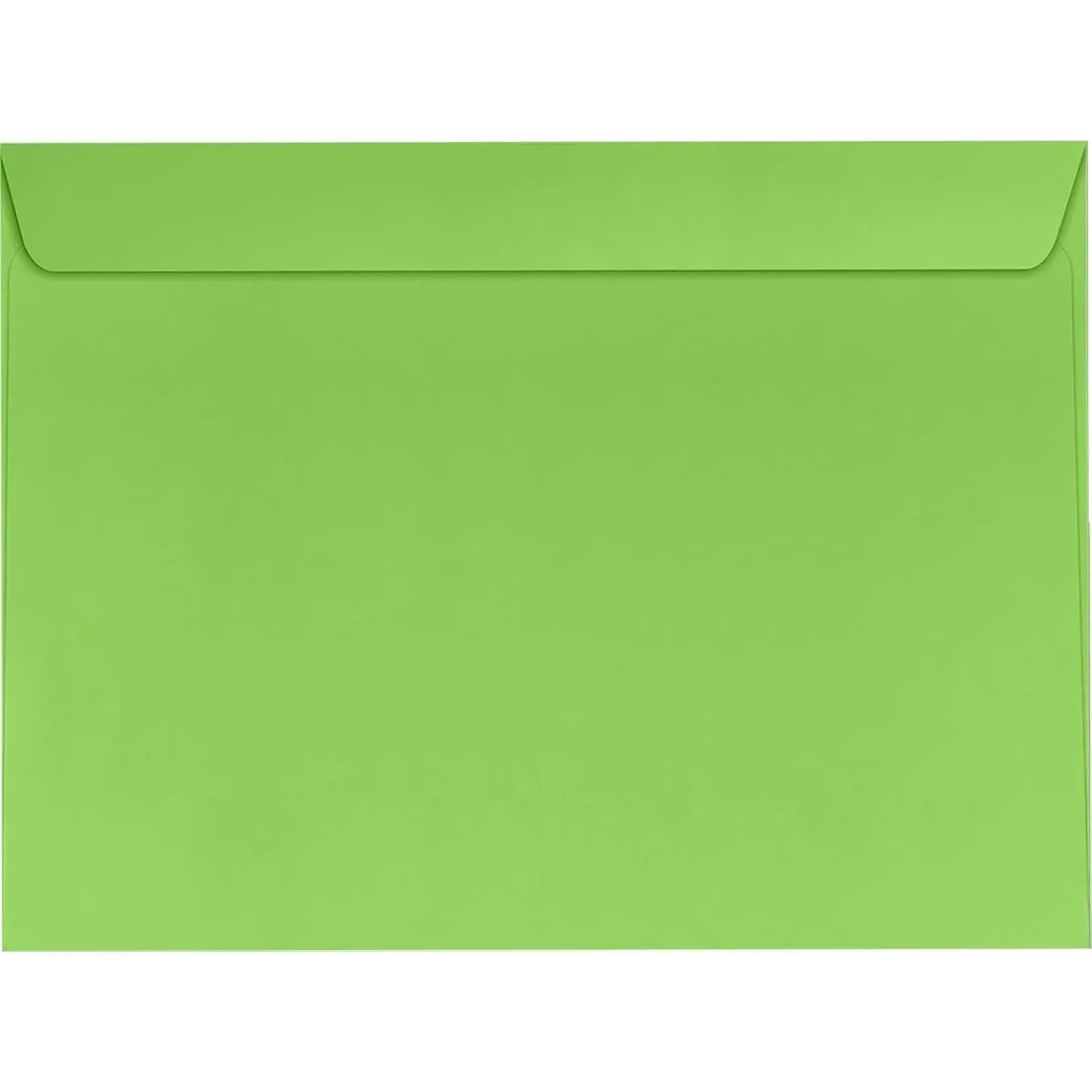 9 x 12 80lb Text Booklet Envelopes, Limelight Green, Pack of 50