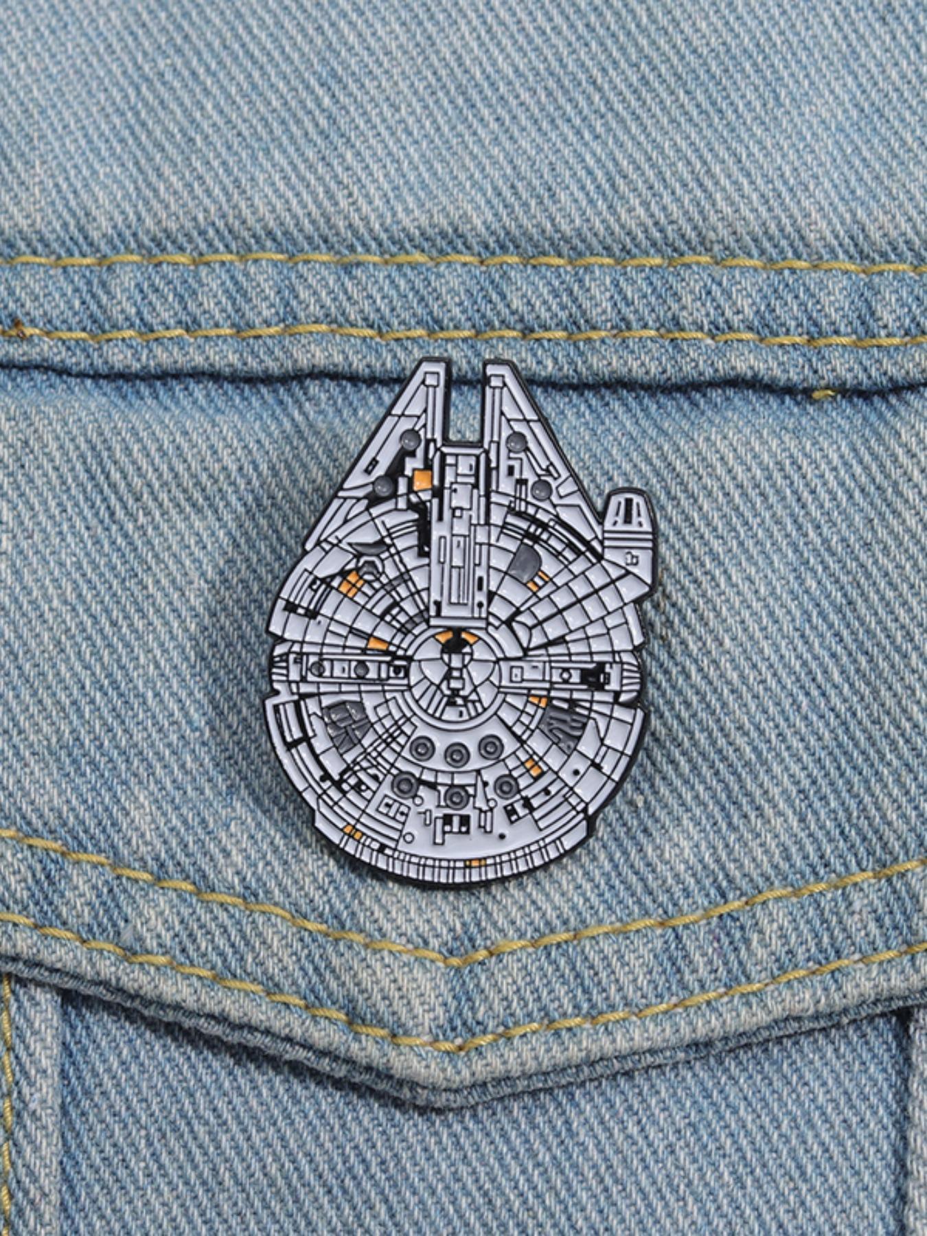 Cartoon Dirigible Design Brooch, Cute Cartoon Design Brooch, Fashion Accessories for Women & Men, Trendy All-match & Exquisite Brooch for Birthday Gift, Flower Brooch, Alloy Brooch Pin, Lapel Brooch, Jewellery