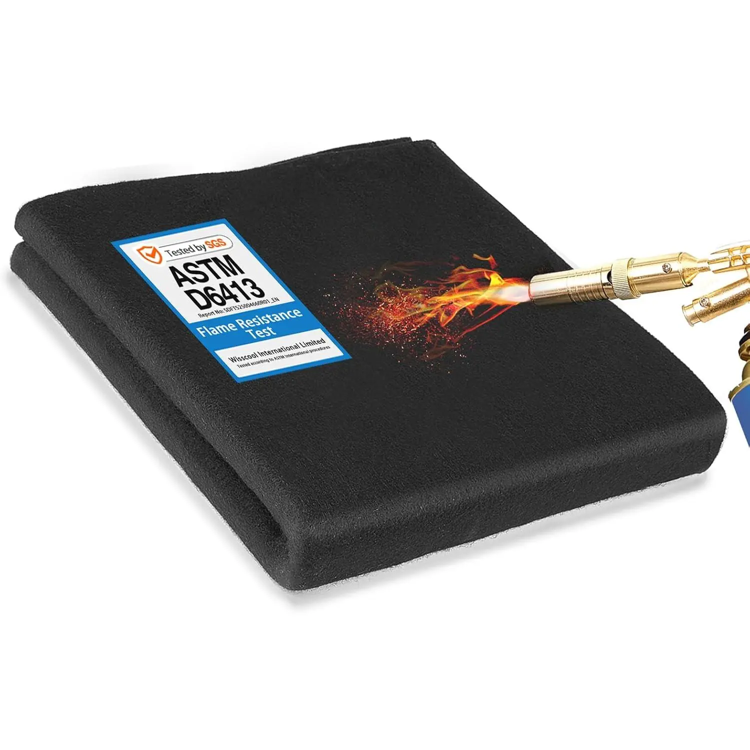 1 Pack 10 mm Welding Blanket, 12" x 12" Carbon Felt Pads | Thickened Fireproof Welding Pad Help Shield Surfaces From Sparks  Heat During Soldering, Brazing, HVAC Work