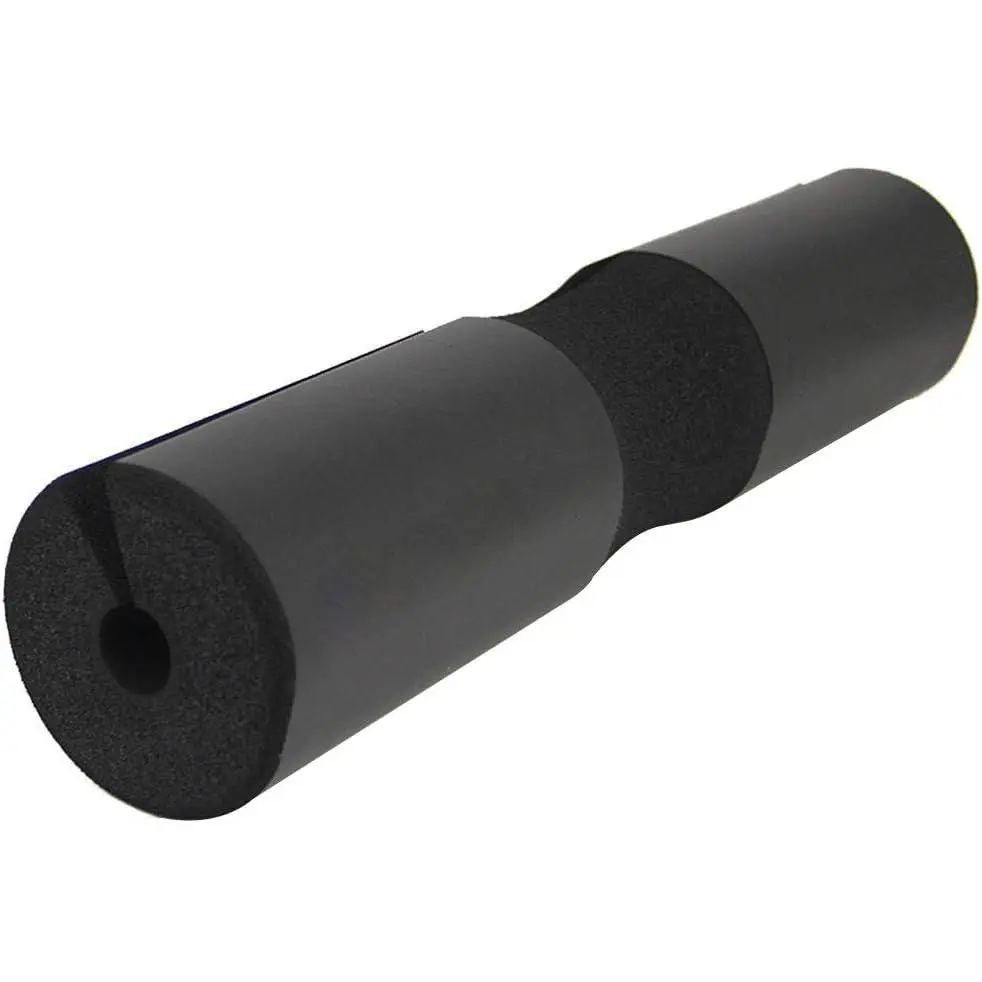 Barbell Squat Pad for Squat Rack/Weight Bench, Black Standard Weight Bar Pad Weight Lifting Gym Equipment