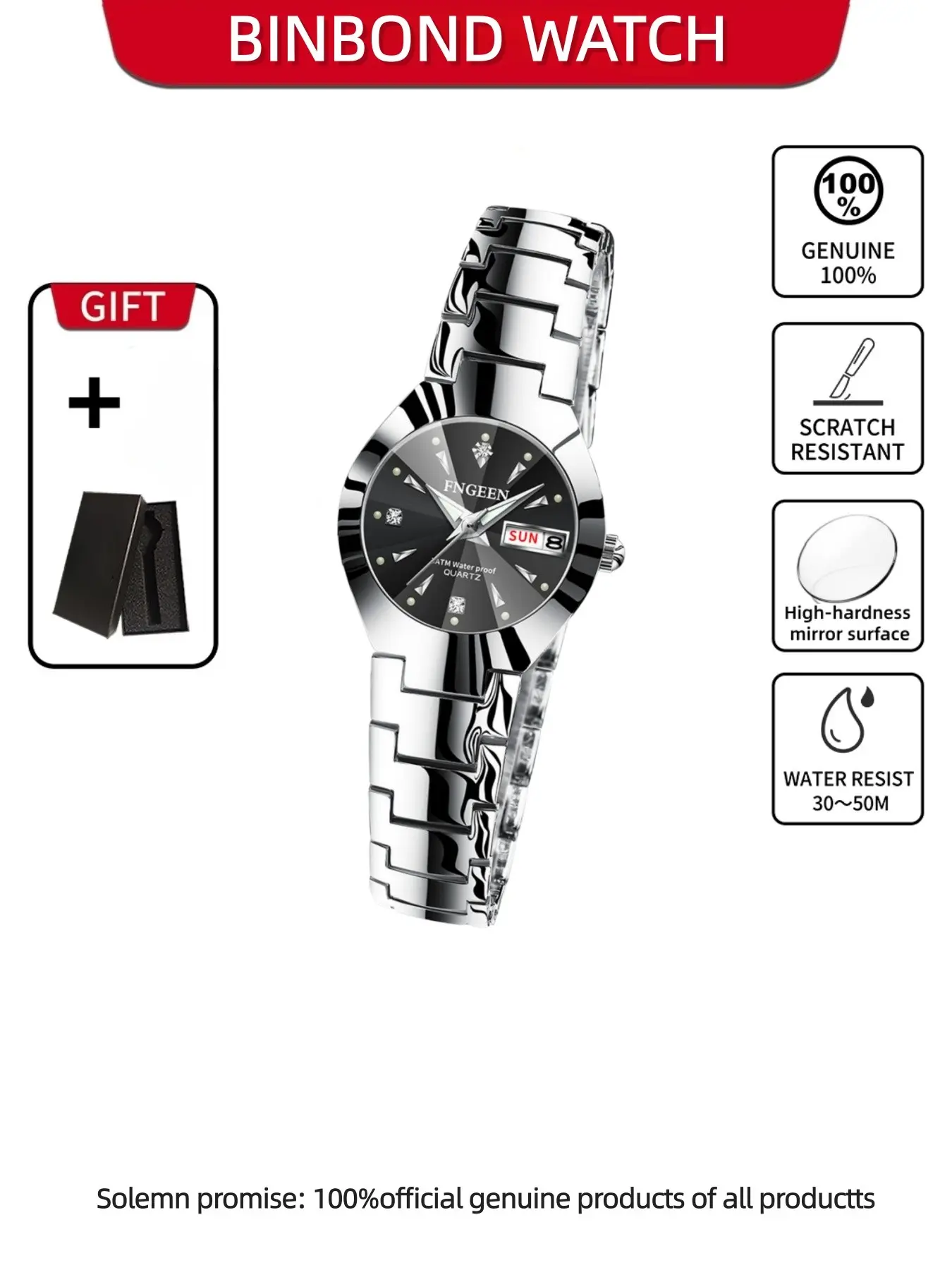 New ladies' fashionable watch, simple and ultra-thin watch, casual and business girls' watch, Quartz Analog Watch