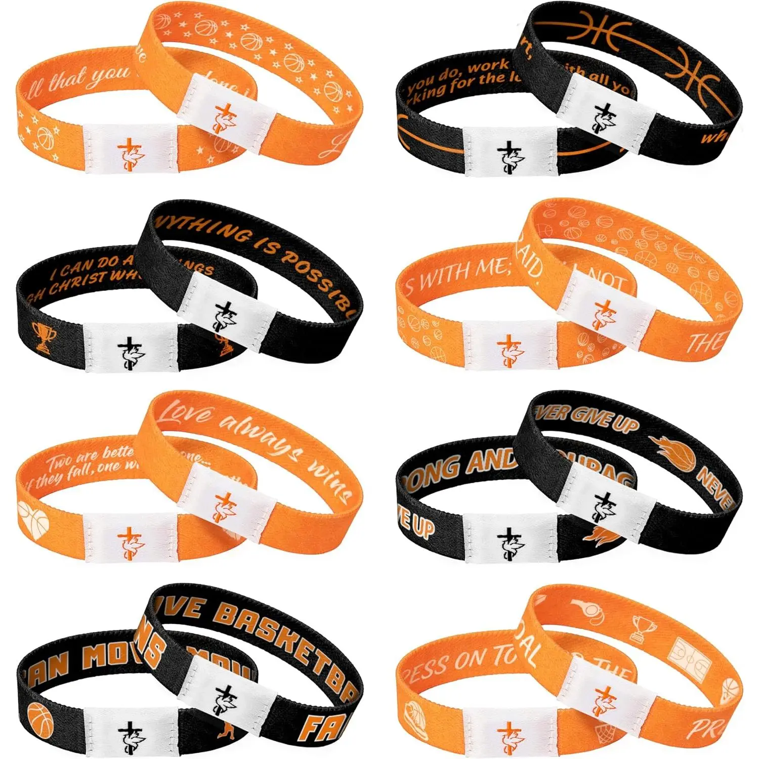 NFC  Verse Bracelet Religious Daily  Verse Nfc Bracelets Inspirational Christian Friendship Accessory Men Women Teen Birthday   Party Supplies