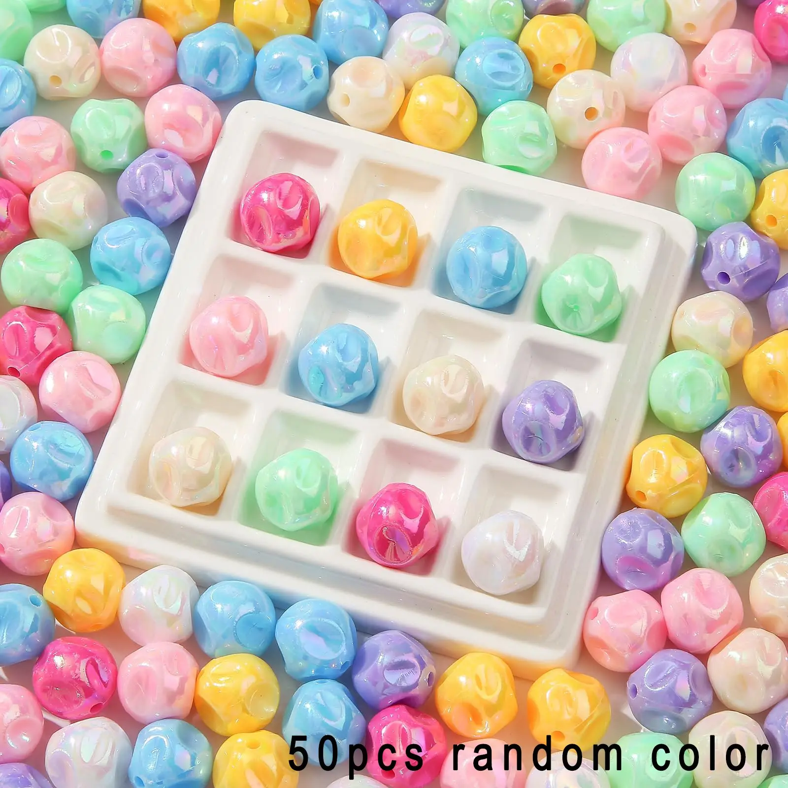 50pcs Thick Candy Figs Beads 16mm Tiktok Trendy Beads Aesthetic Jewelry and Bead Pens Cute Bubblegum Beads DIY Bag Charms Beads for Bracelets