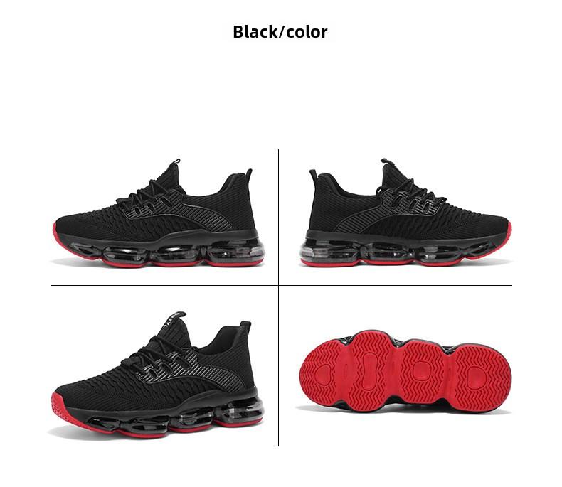 Mesler Men's Sporty Solid RoundToe Laces Trainers, Fashionable Lace UpFront Mesh Breathable Comfortable Sports Air Running Shoes Sporty Lightweight Breathable Running Shoes For Exercise & Daily Wear