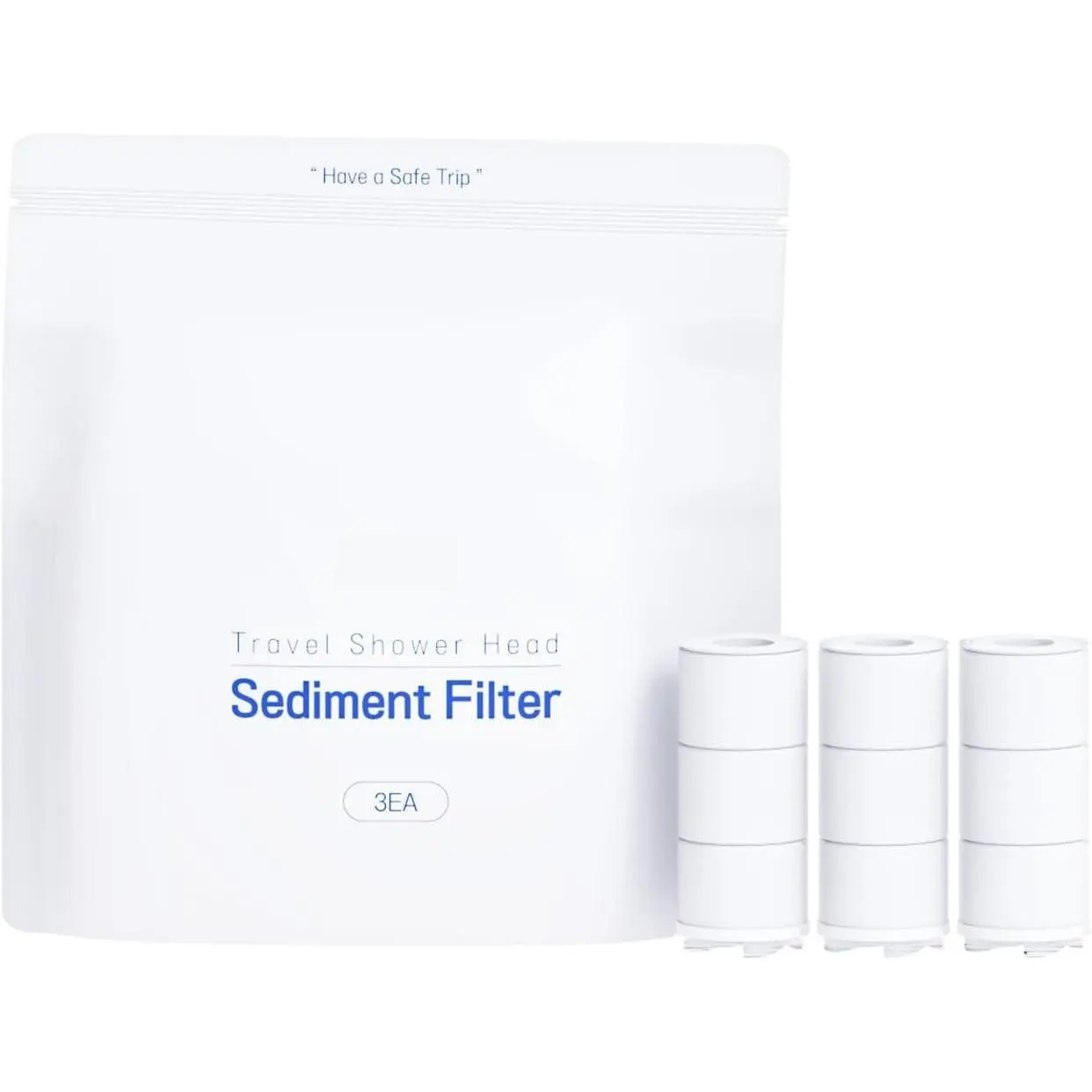 Dr. Piel Travel Shower   Filter – Portable Lightweight Handheld Compact Design,  ½” Connection, Easy Installation, Ideal for Hotels, Business Trips, and Backpacking