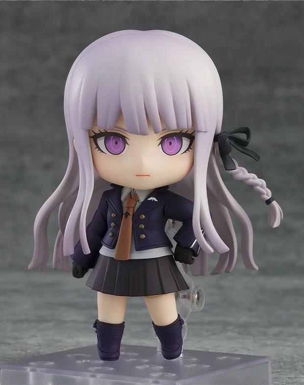 （Free shipping）10cm Q version Danganronpa Kirigiri Kyoko Movable Face Change No.2625 Collectible Decoration Desktop Birthday Christmas Gift Toy