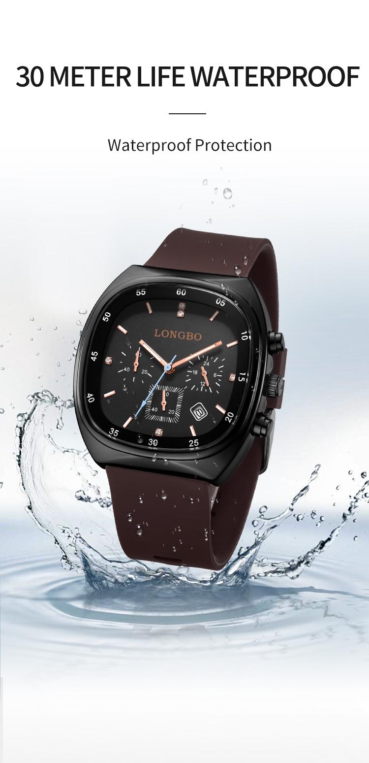 Fashionable waterproof men's and women's universal open watch - fluorescent and soft strap, the choice daily casual wear