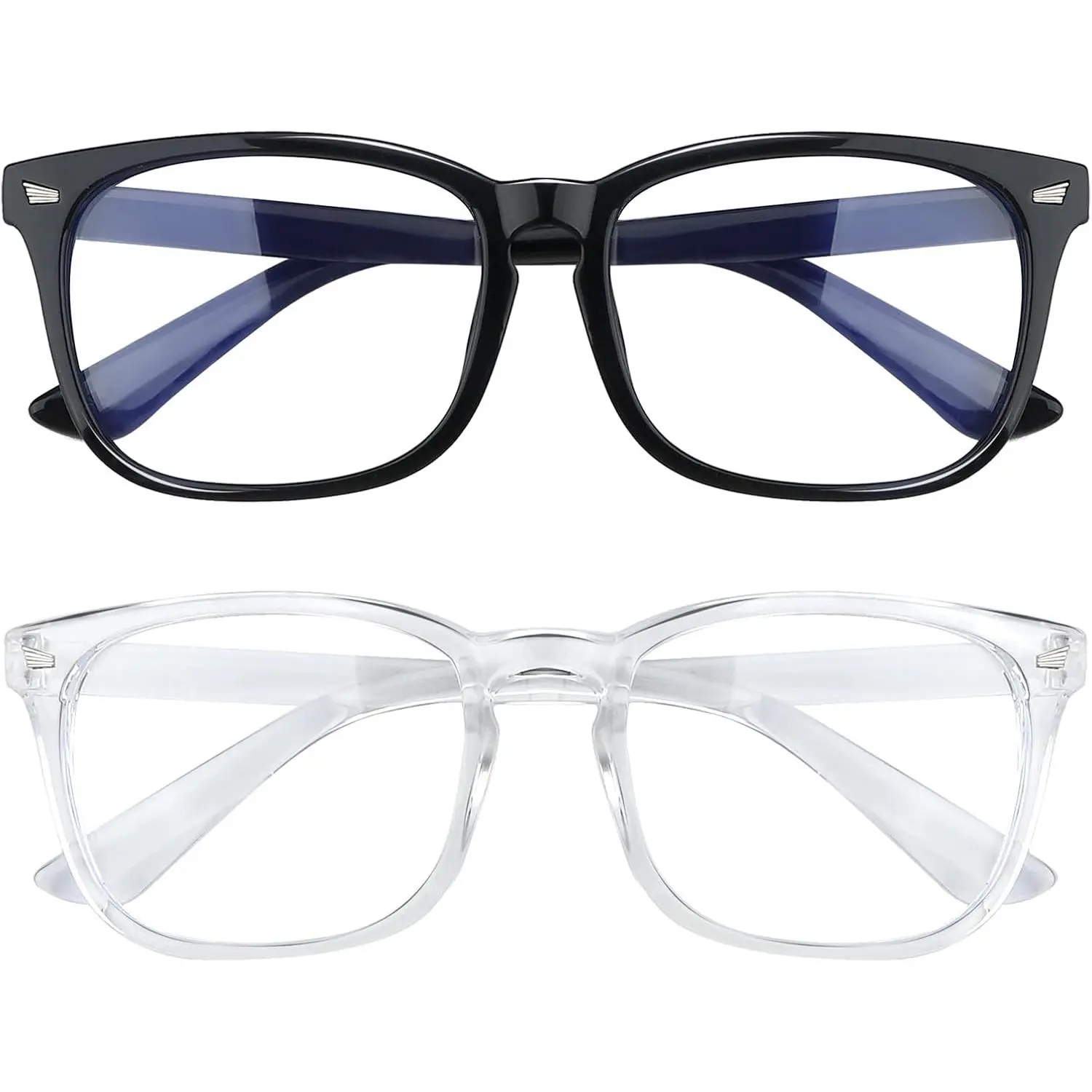 2 Pack Blue Light Glasses for Women and Men -  Glasses