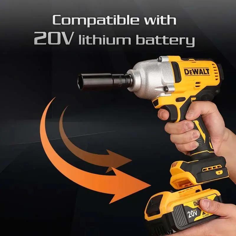 DEWALT DCF900 Impact Wrench 1/2 Inch High Torque 20V Brushless Cordless Power Tool with Hog Ring Anvil for Professionals & DIY Enthusiasts