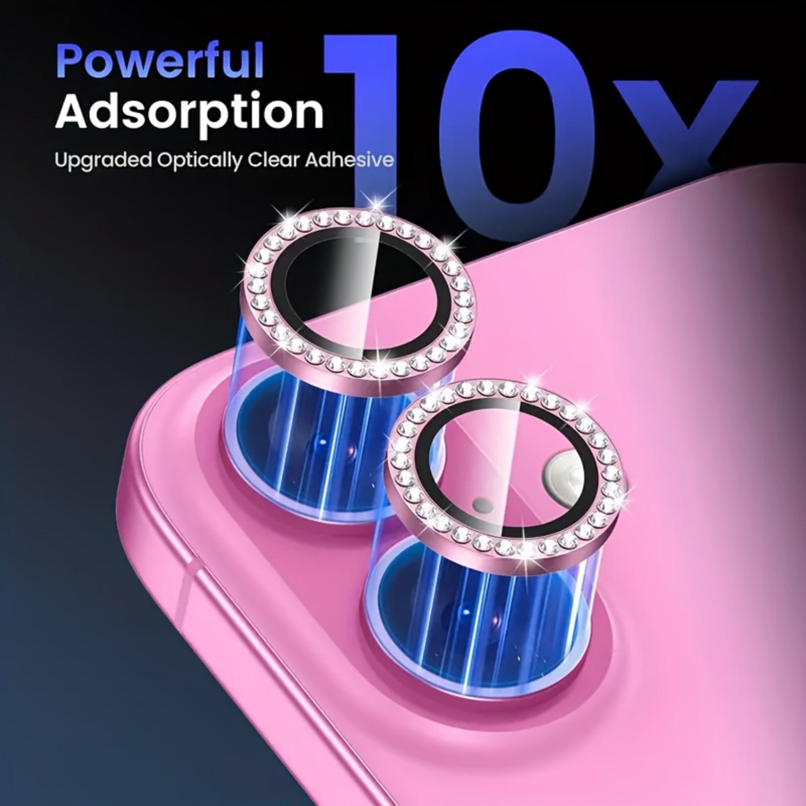 9H Tempered Glass Transparent Smartphone Lens Protector, 1 Set Anti-scratch Phone Lens Protective Film, Phone Accessories Compatible with iPhone 16/16 Plus, Cover